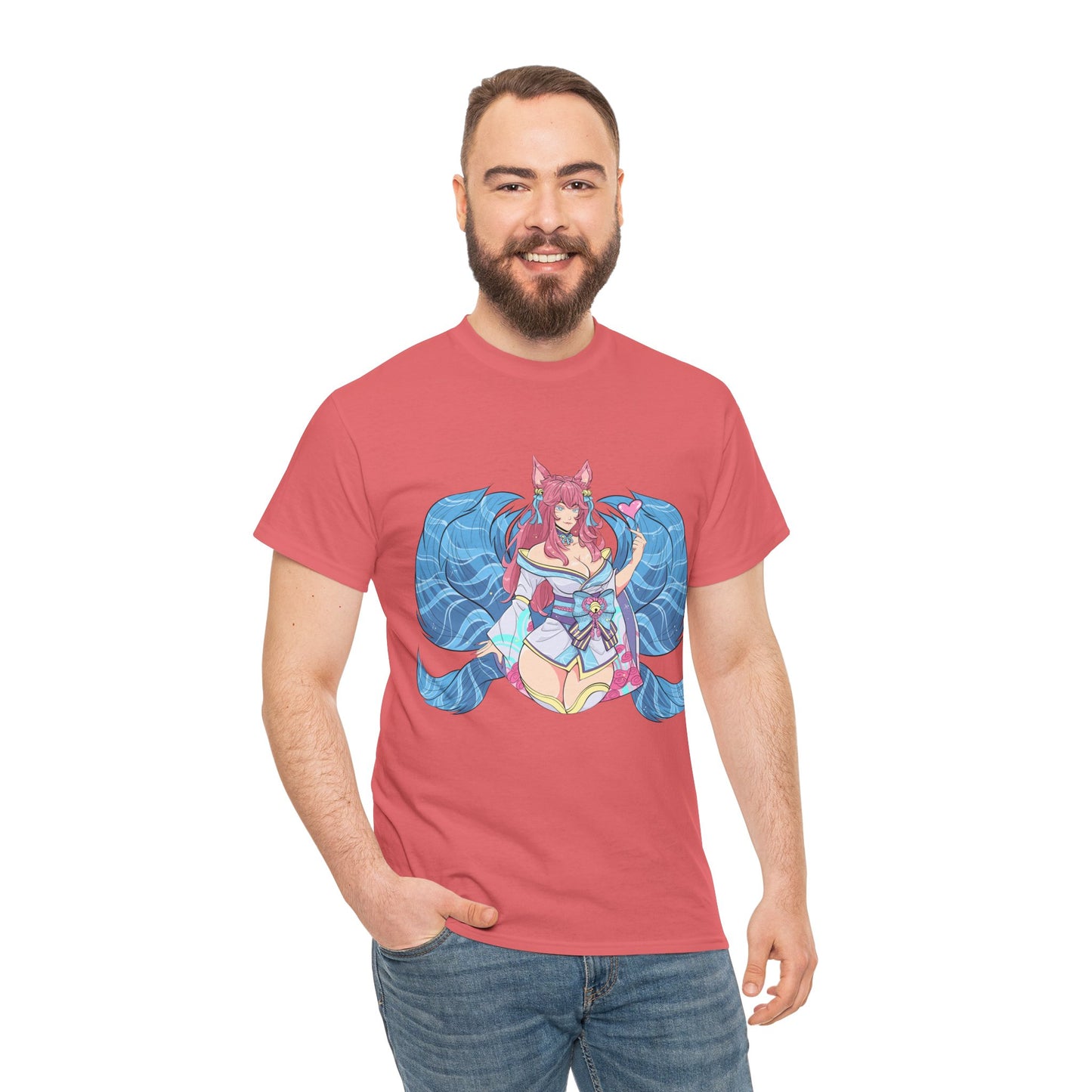 FoxGirl SpiritBloom Unisex Heavy Cotton Tee