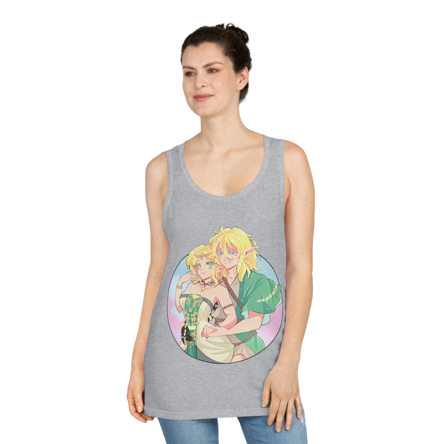 The Princess and Her Knight Unisex Softstyle™ Tank Top