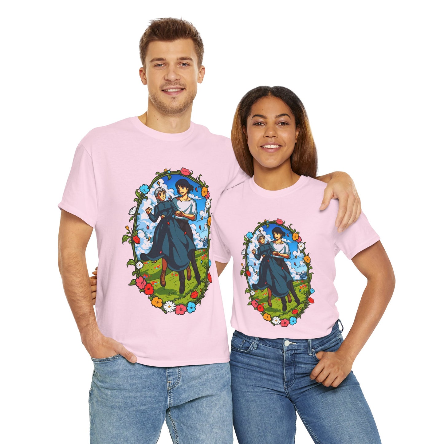 The Howl and Sophie Unisex Heavy Cotton Tee