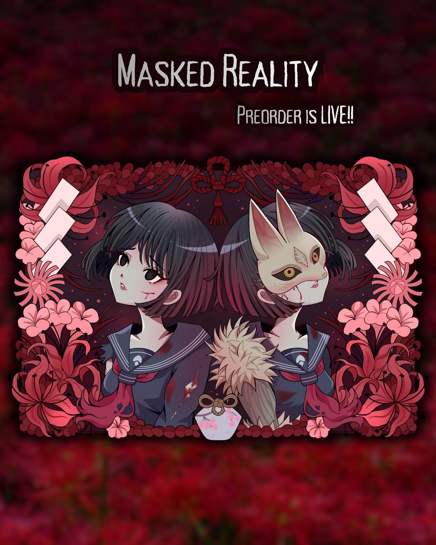 Masked Reality Enamel Pin - **PREORDER**