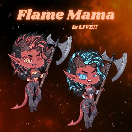 Flame Mama Enamel Pin *PREORDER*