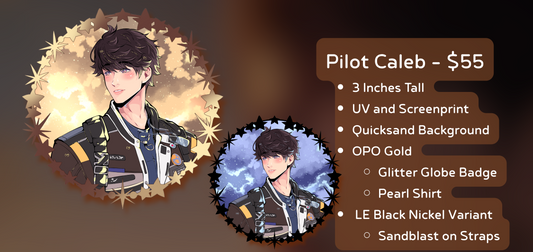 Pilot Caleb Enamel Pin - **PREORDER**