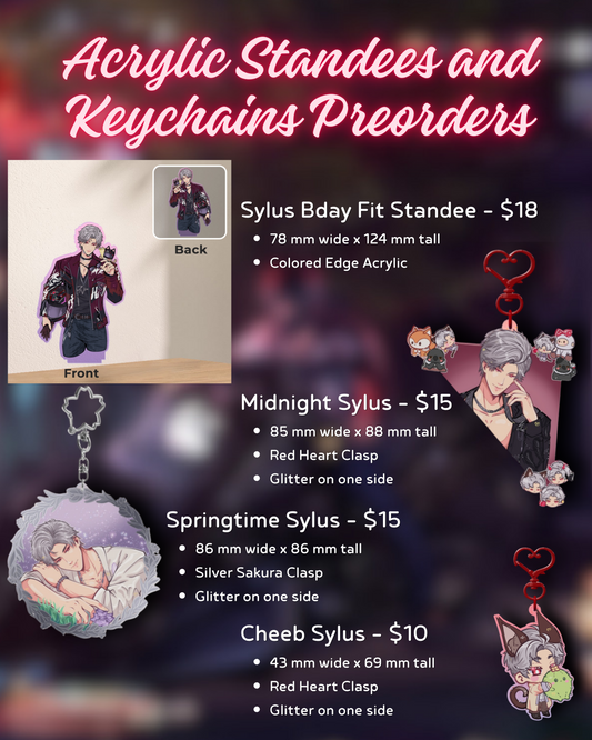 Sylus Acrylic Keychains - **PREORDER**