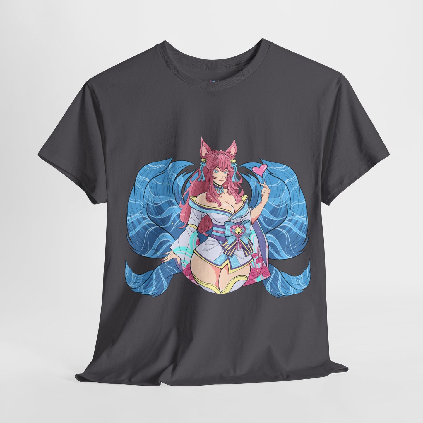 FoxGirl SpiritBloom Unisex Heavy Cotton Tee