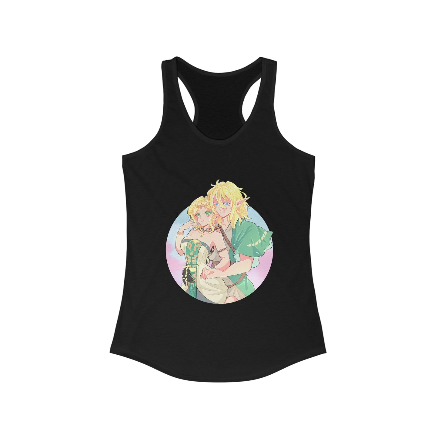 The Princess and Her Knight Women's Racerback Tank