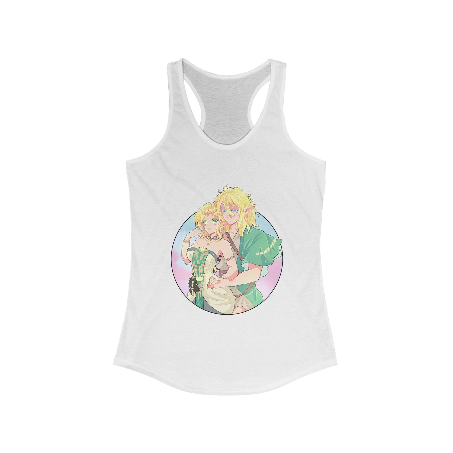 The Princess and Her Knight Women's Racerback Tank