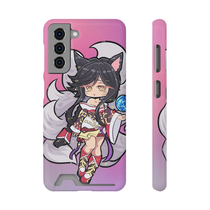 FoxGirl Phone Case With Card Holder