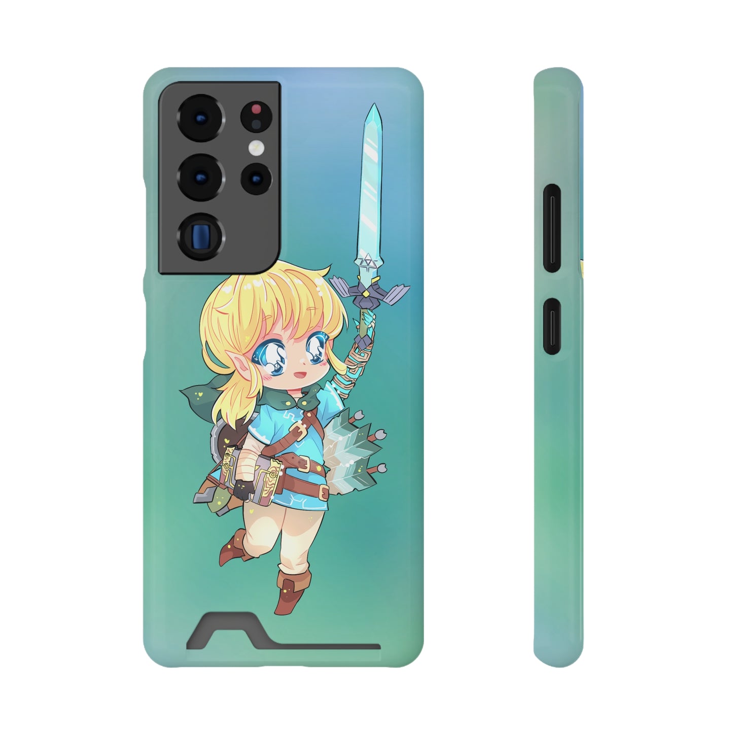 The Knight Phone Case With Card Holder