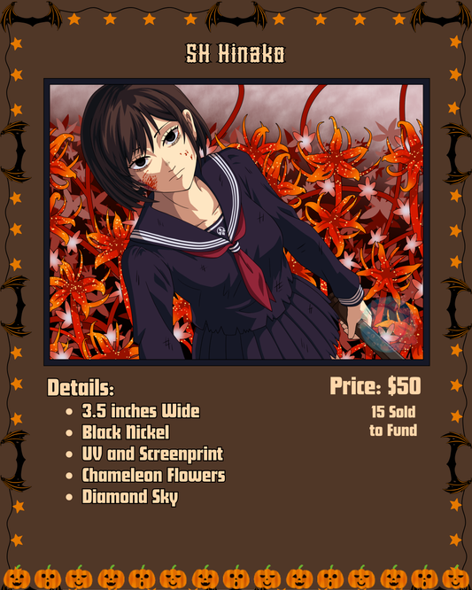 SH Hinako Enamel Pin - **Spooooky Season PREORDER**