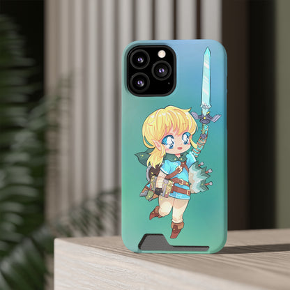 The Knight Phone Case With Card Holder