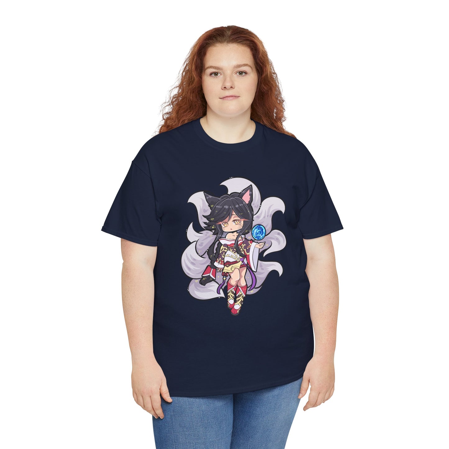 Chibi FoxGirl Unisex Heavy Cotton Tee