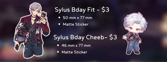 Sylus Stickers - **PREORDER**