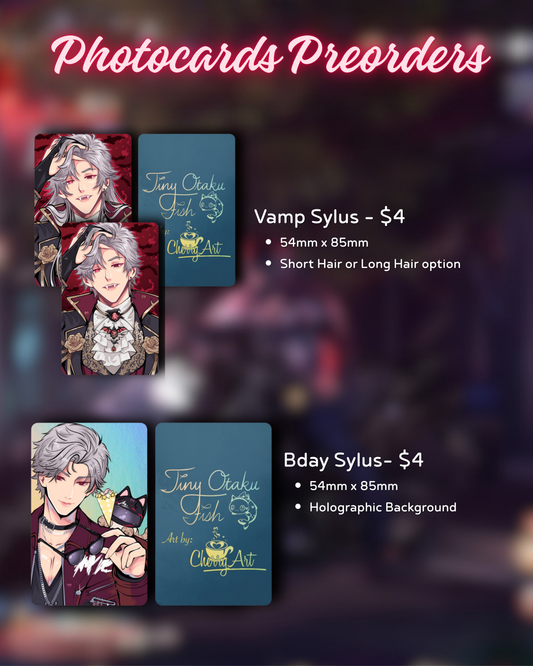 Sylus Photocards - **PREORDER**