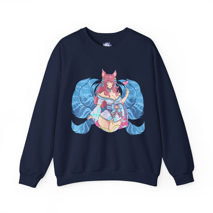 SpiritBloom FoxGirl Unisex Heavy Blend™ Crewneck Sweatshirt