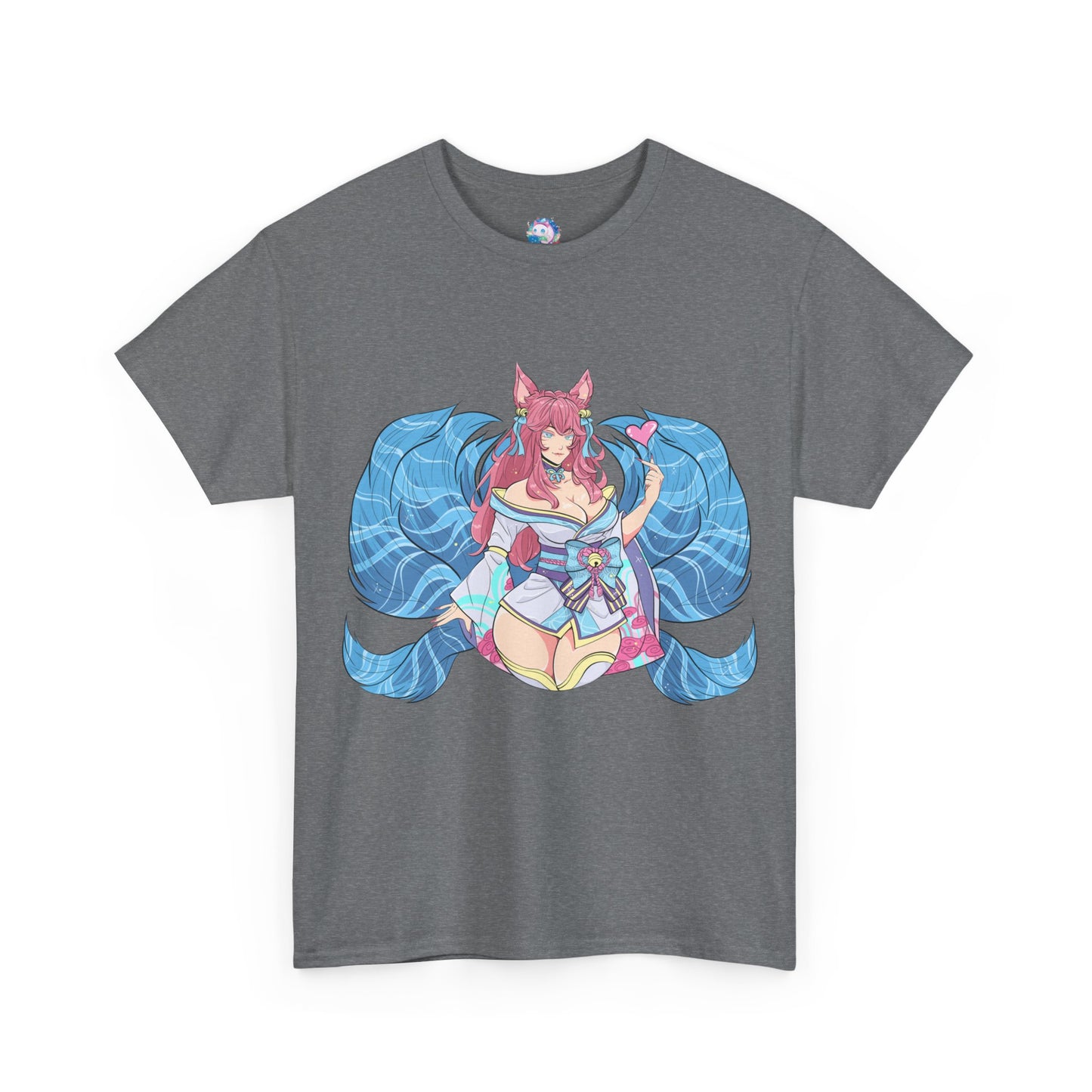 FoxGirl SpiritBloom Unisex Heavy Cotton Tee