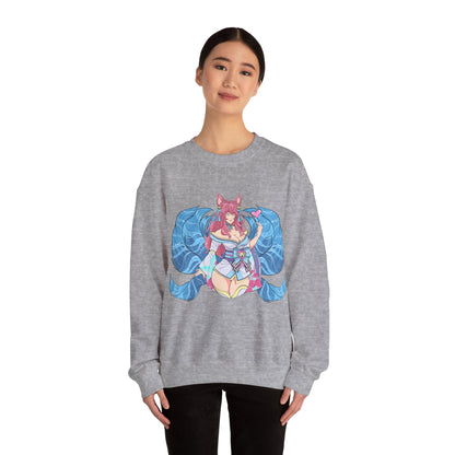 SpiritBloom FoxGirl Unisex Heavy Blend™ Crewneck Sweatshirt