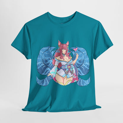 FoxGirl SpiritBloom Unisex Heavy Cotton Tee