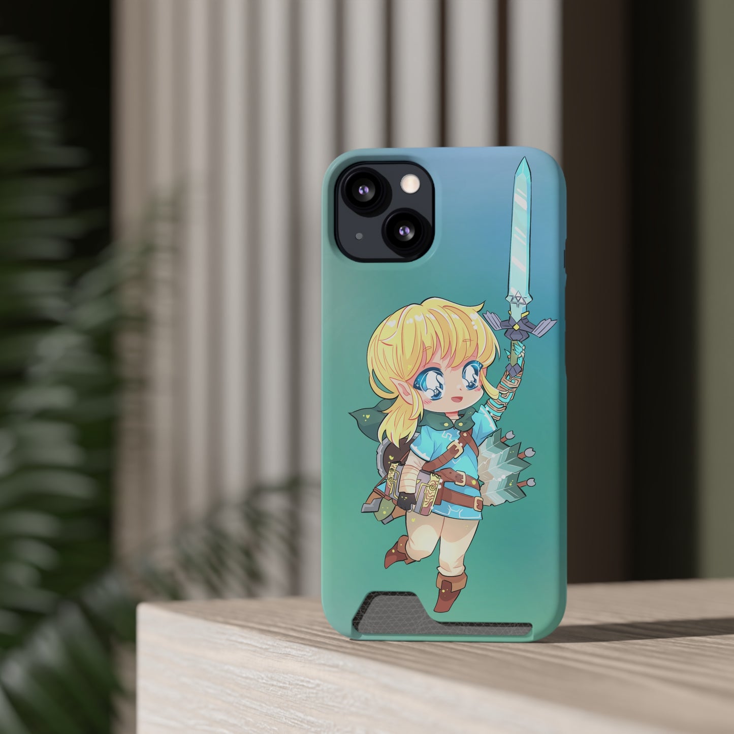 The Knight Phone Case With Card Holder