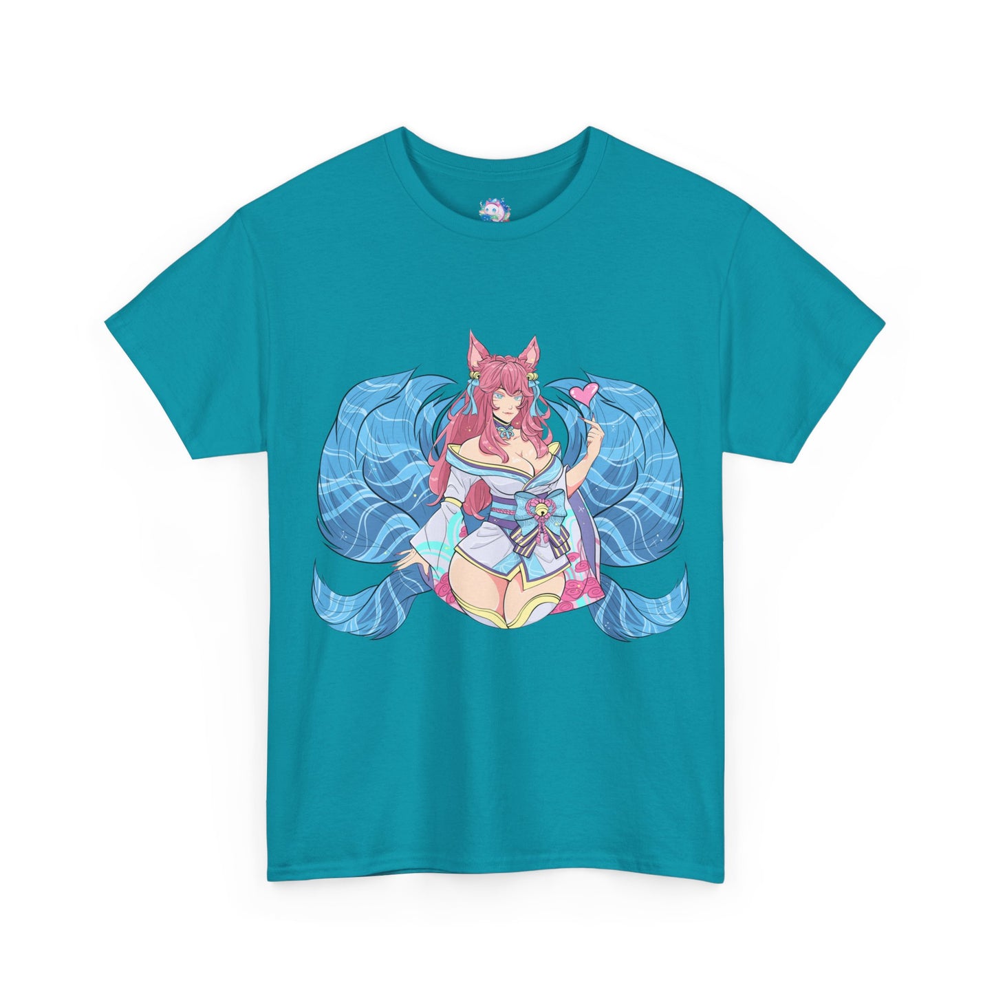 FoxGirl SpiritBloom Unisex Heavy Cotton Tee