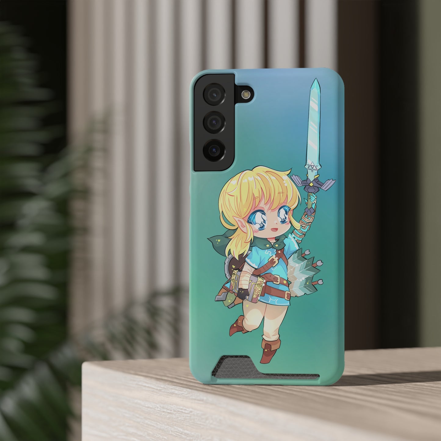 The Knight Phone Case With Card Holder