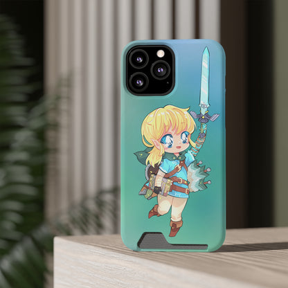 The Knight Phone Case With Card Holder