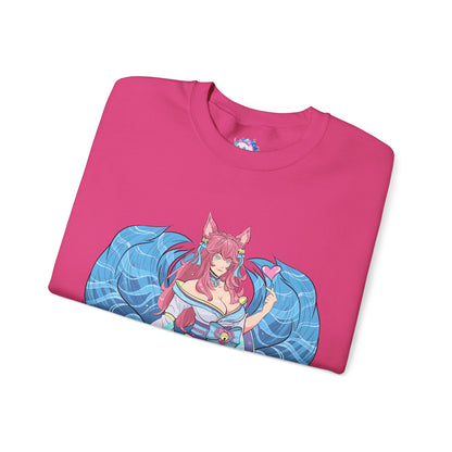 SpiritBloom FoxGirl Unisex Heavy Blend™ Crewneck Sweatshirt