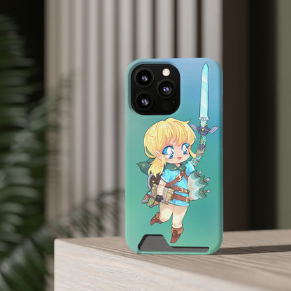 The Knight Phone Case With Card Holder