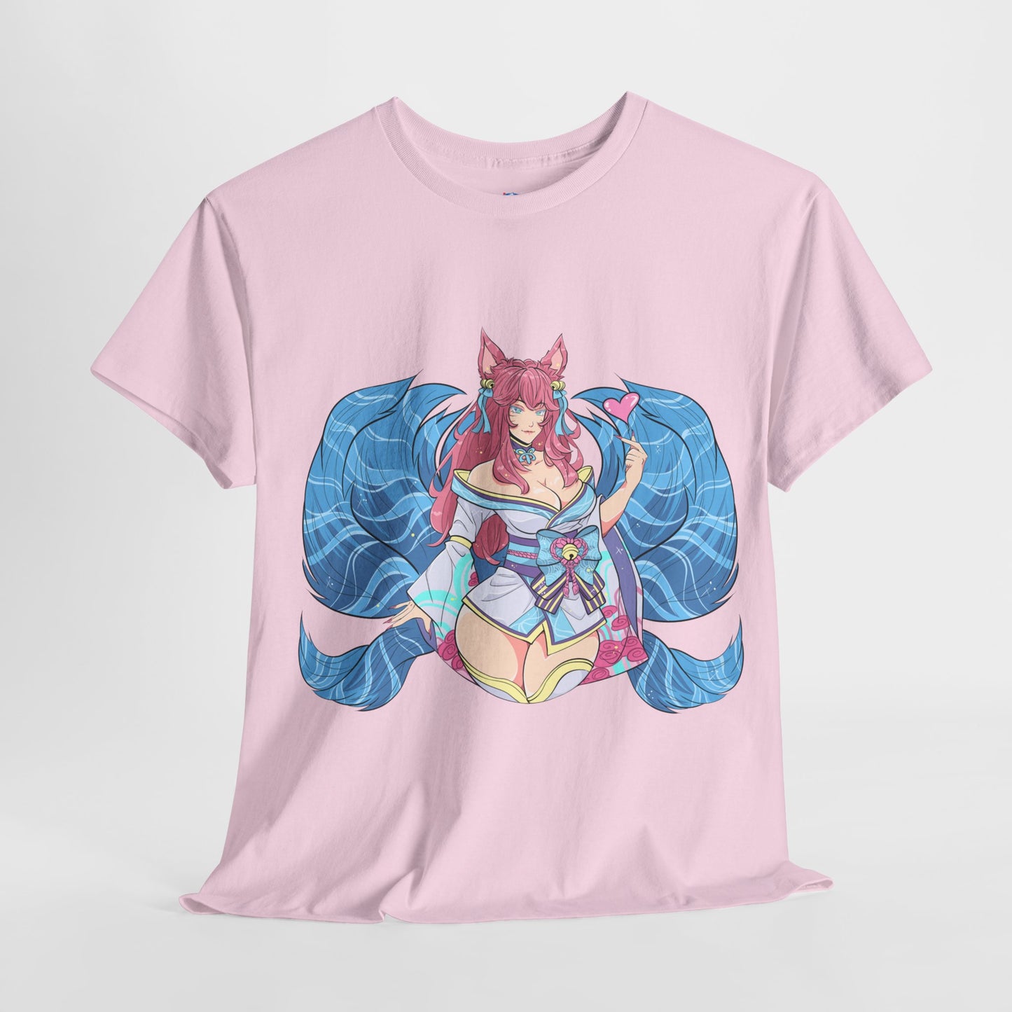 FoxGirl SpiritBloom Unisex Heavy Cotton Tee