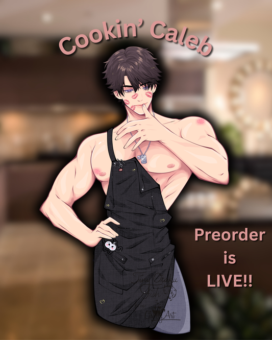 Cookin' Caleb Enamel Pin - **PREORDER**