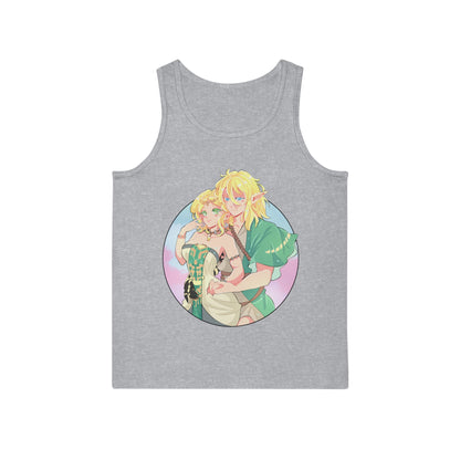 The Princess and Her Knight Unisex Softstyle™ Tank Top