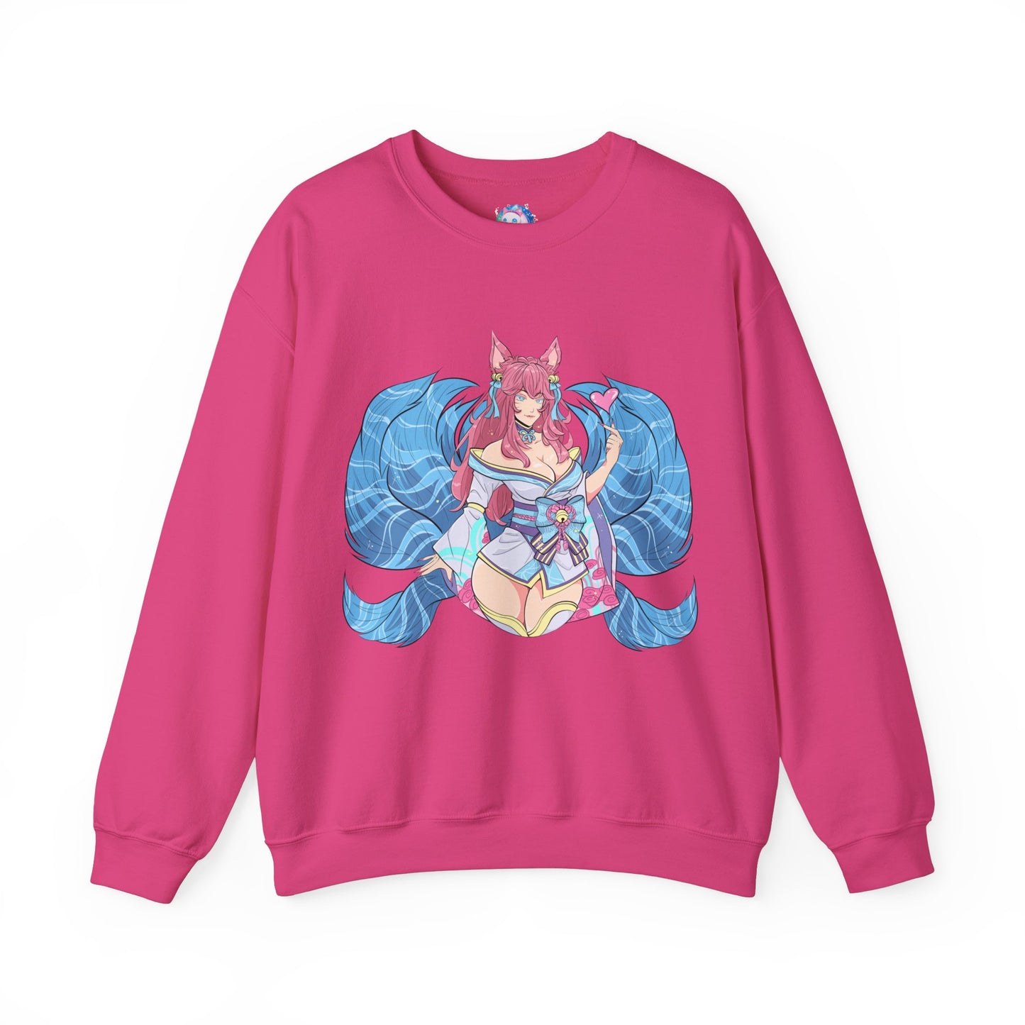 SpiritBloom FoxGirl Unisex Heavy Blend™ Crewneck Sweatshirt