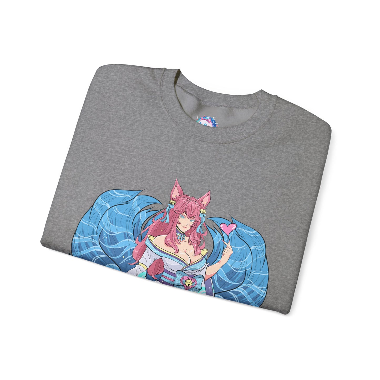 SpiritBloom FoxGirl Unisex Heavy Blend™ Crewneck Sweatshirt