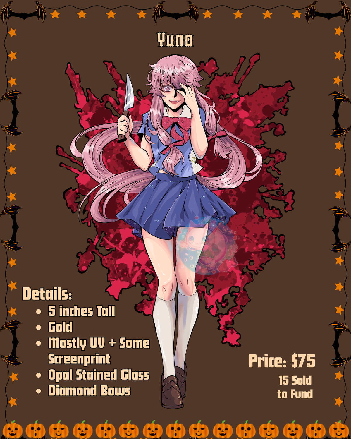 Yuno Enamel Pin - **Spooooky Season PREORDER**