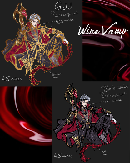 Wine Vamp Enamel Pin - **PREORDER**