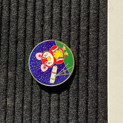 Star-Gazing Owl Enamel Pin