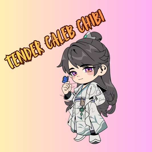 Tender Caleb Chibi Enamel Pin - **PREORDER**