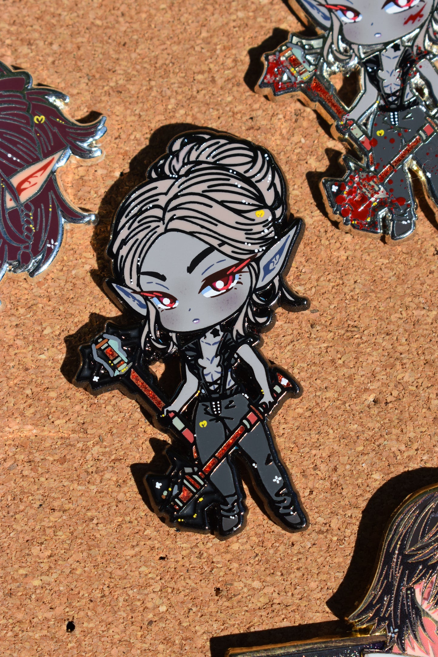 The Absolute's Drow Enamel Pin