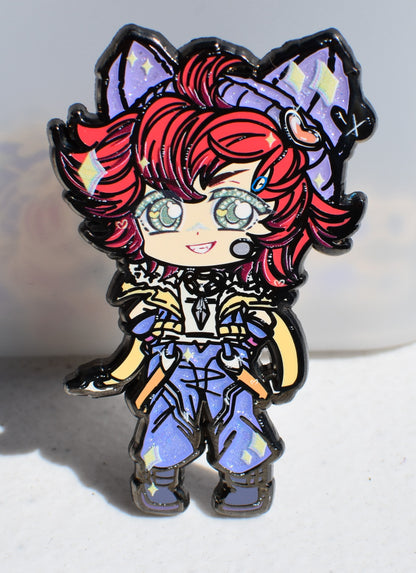 Heart Band Boi Enamel Pin