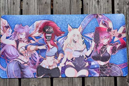 Pop Girl Band Mousepad