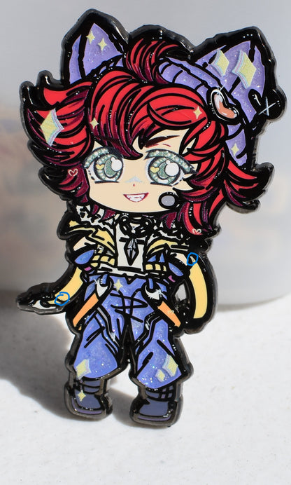 Heart Band Boi Enamel Pin