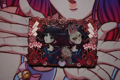 Masked Reality Enamel Pin