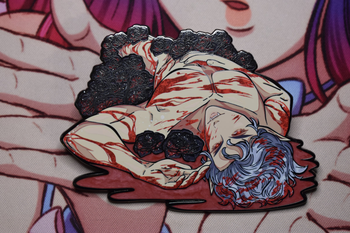 Bed of Roses Enamel Pin