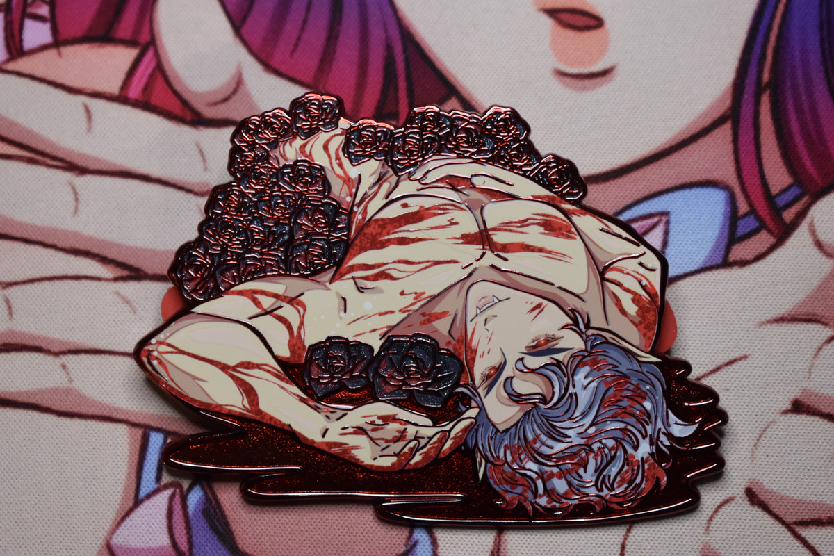 Bed of Roses Enamel Pin