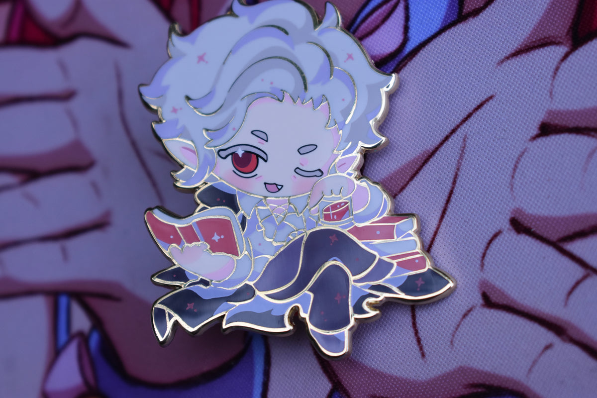 Smol Vamp Enamel Pin