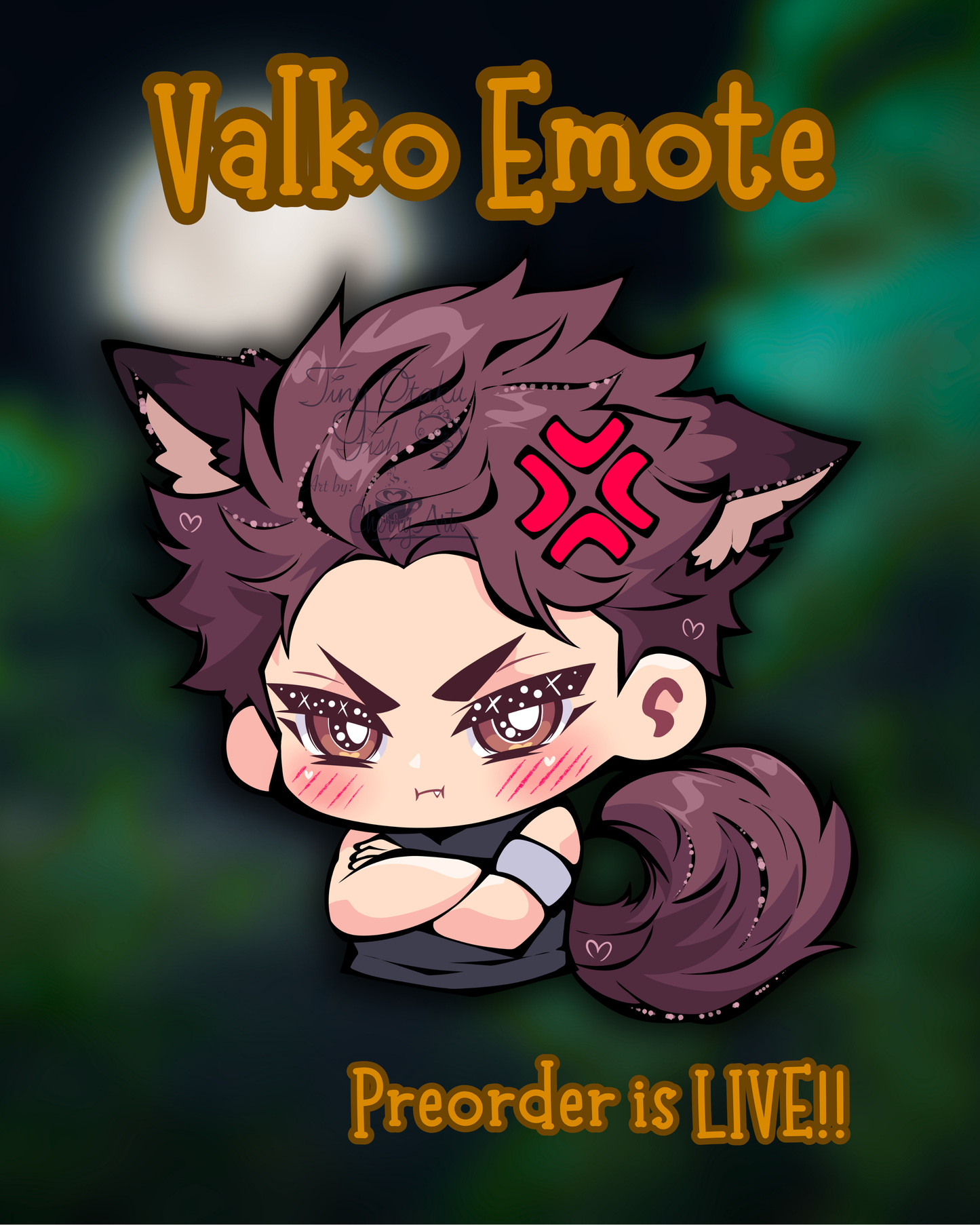 Valko Emote Enamel Pin - **PREORDER**