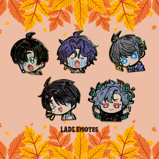 LADS Emotes Enamel Pins