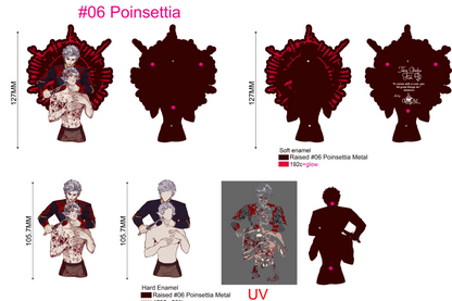 Crimson Mirage Enamel Pin - **PREORDER**