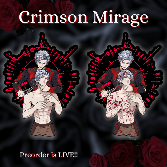 Crimson Mirage Enamel Pin - **PREORDER**