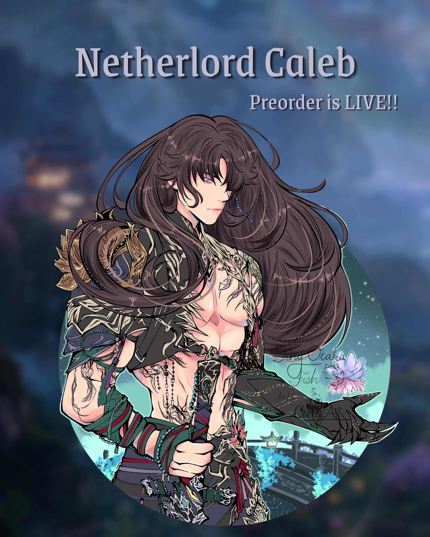 Netherlord Caleb Enamel Pin - **PREORDER**