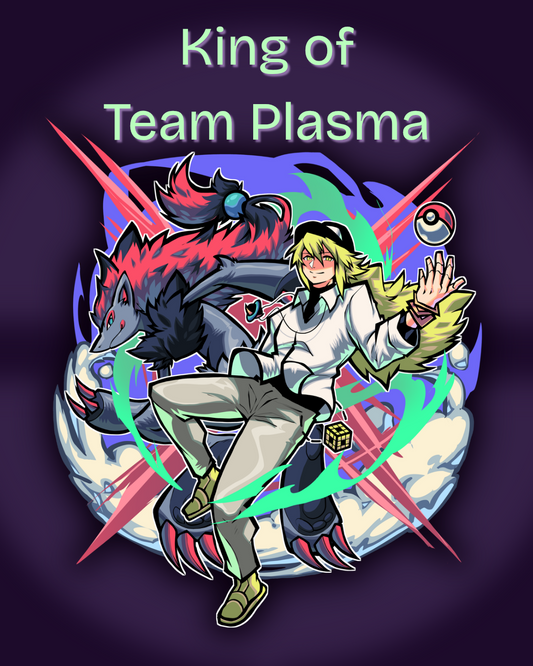 King of Team Plasma Enamel Pin - **PREORDER**
